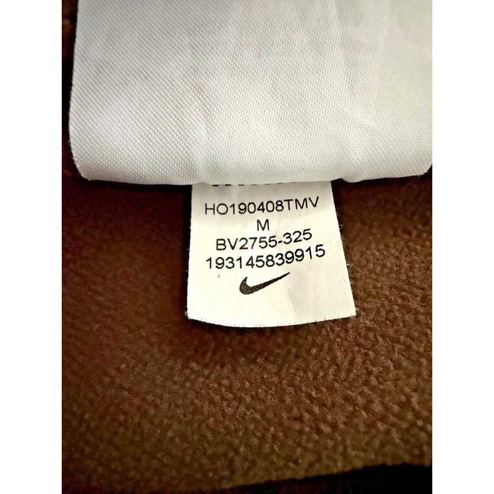 Nike Dri-Fit Hoodie Mens M Medium Army Olive Green Stretch Pullover Drawstring - Picture 5 of 5